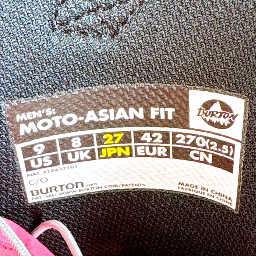 BURTONバートン　MOTO 27センチ　クイックレース　スノーボードブーツ