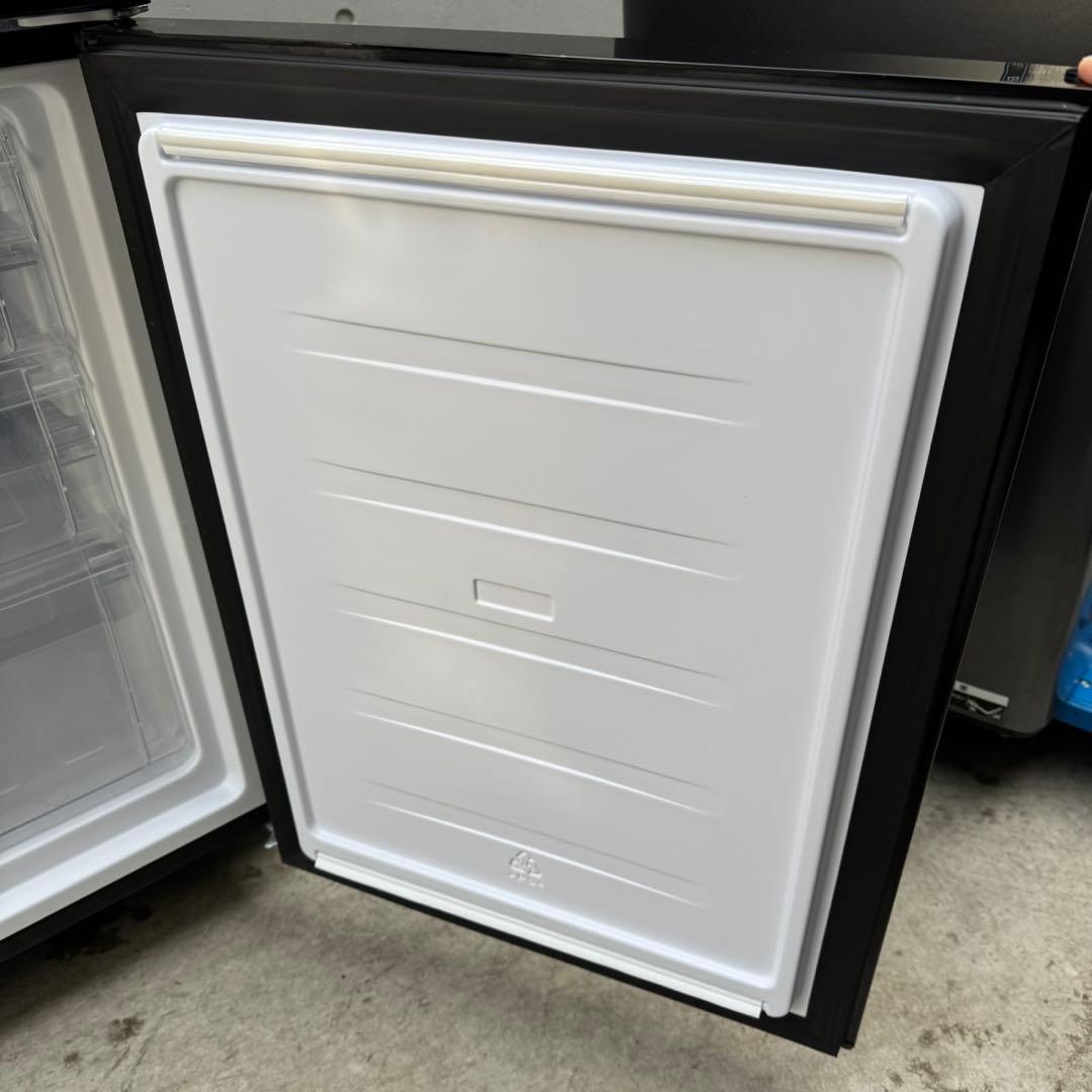 131⭐️2024.23年製★アイリス冷蔵庫ハイアール洗濯機ブラック黒　家電セット