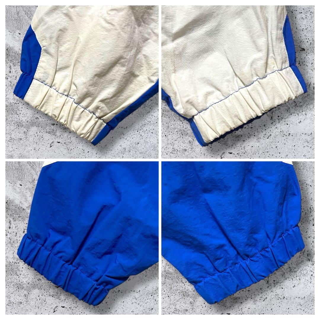 【希少XL】ミッチェル&ネス マジック ナイロンジャケット 青白黒 マルチカラー