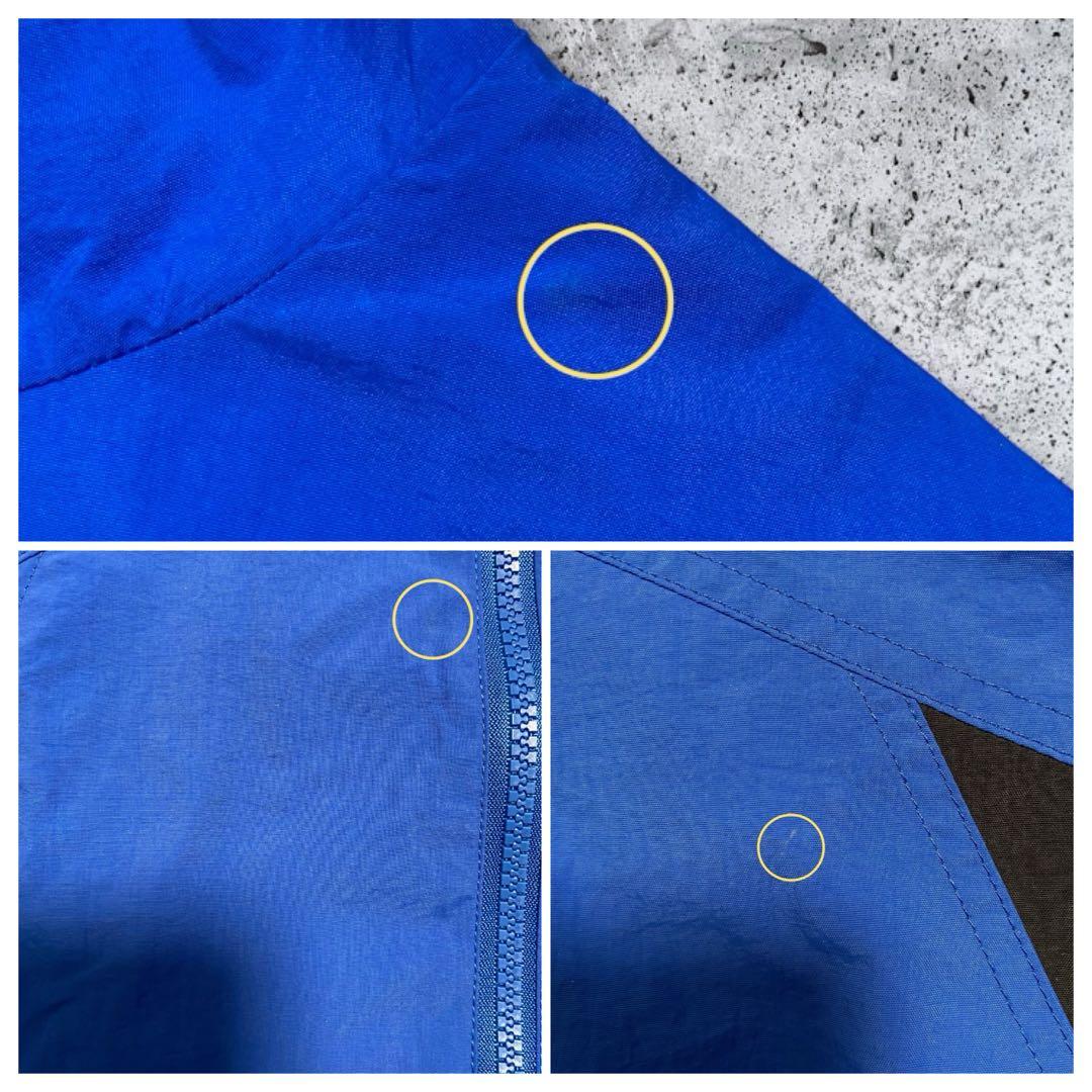 【希少XL】ミッチェル&ネス マジック ナイロンジャケット 青白黒 マルチカラー