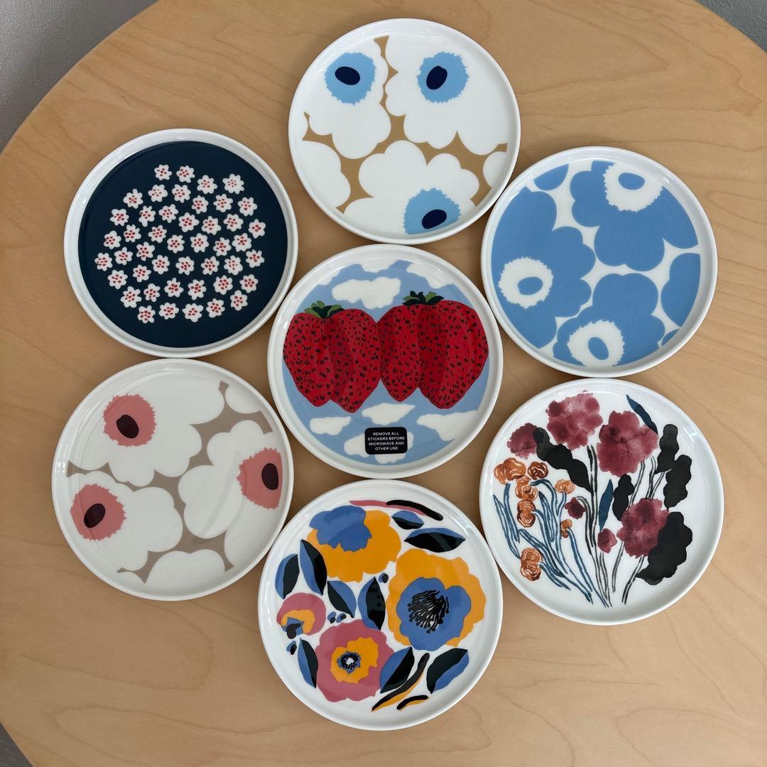 マリメッコ　13.5cm プレート　7枚セット