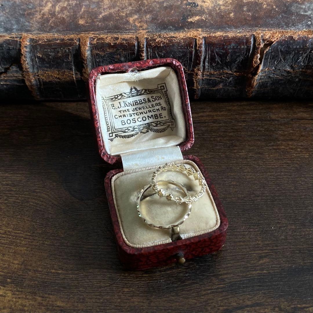 【最終価格】英国アンティークジュエリーボックスE.J.KNIBBS&SON