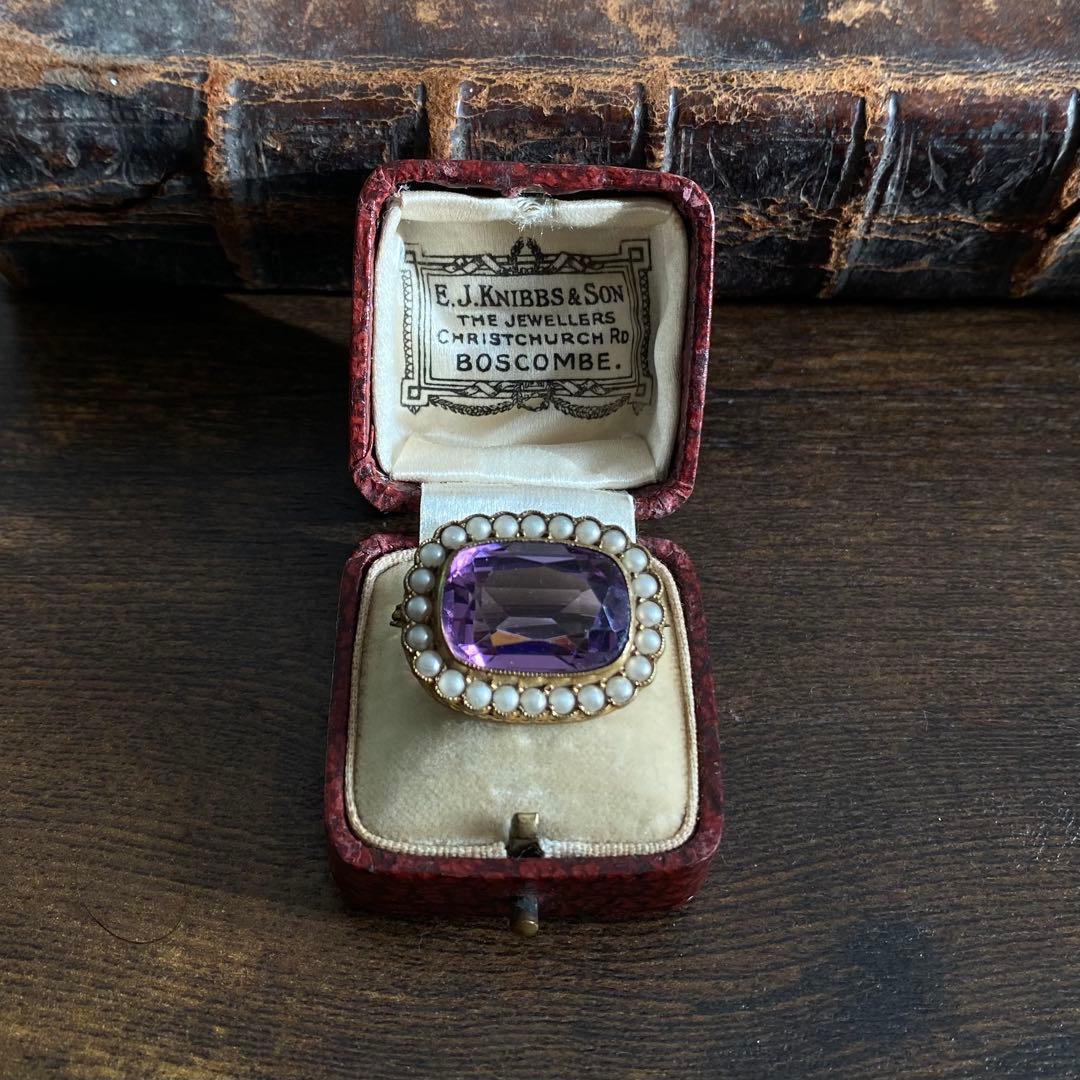 【最終価格】英国アンティークジュエリーボックスE.J.KNIBBS&SON