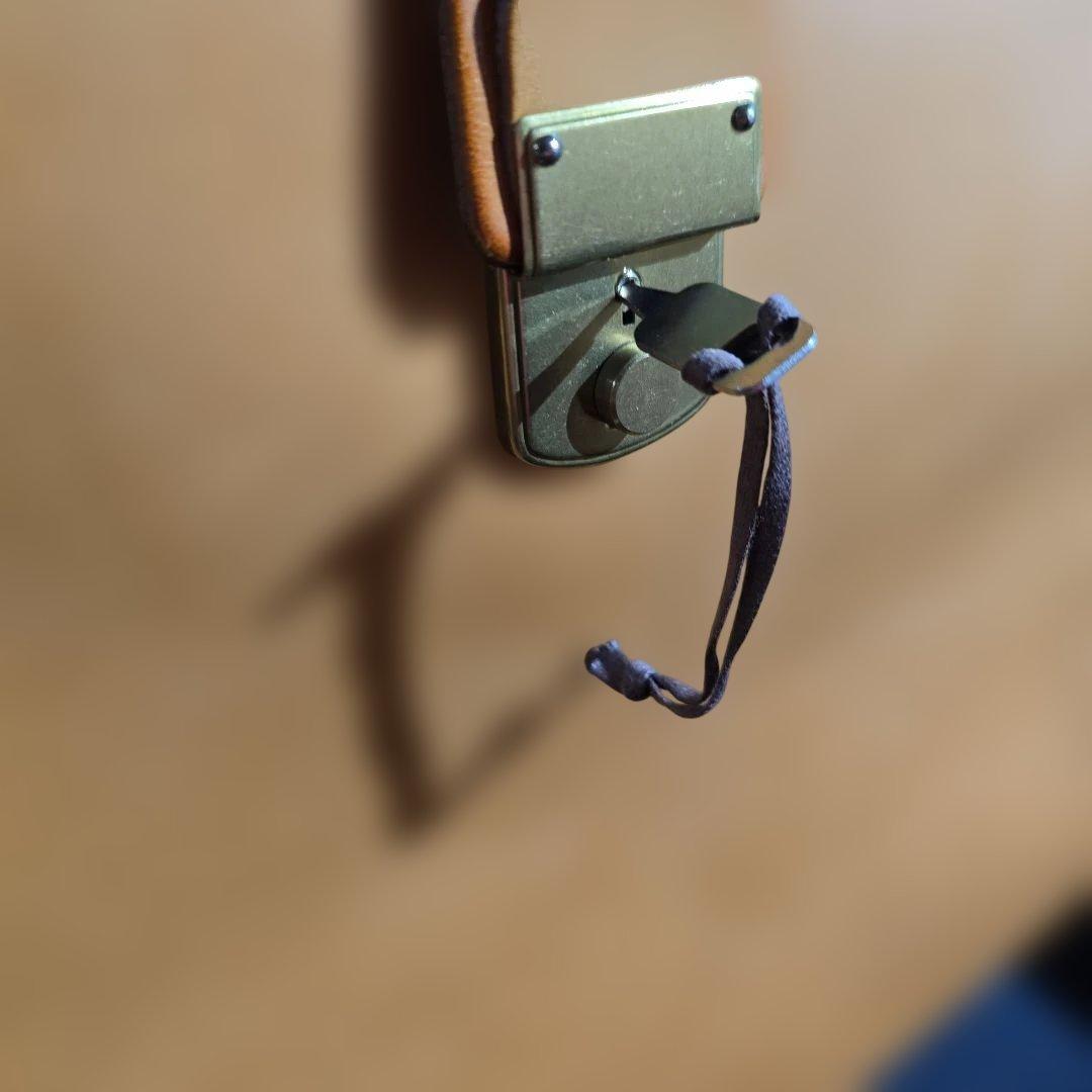 HERZ ヘルツ⭐ソフトダレスバッグ 本革 キャメル 鍵付き