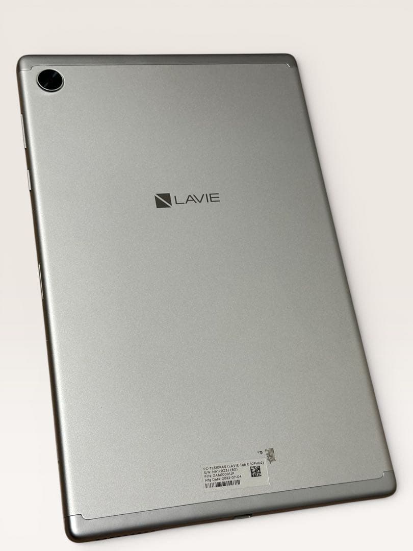 NEC LAVIE タブレット 本体 動作確認済み シルバー