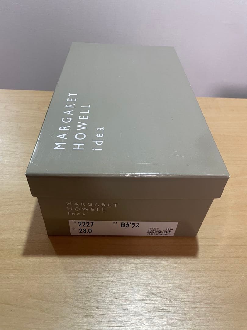 MARGARET HOWELL idea ブラックローファー 23cm