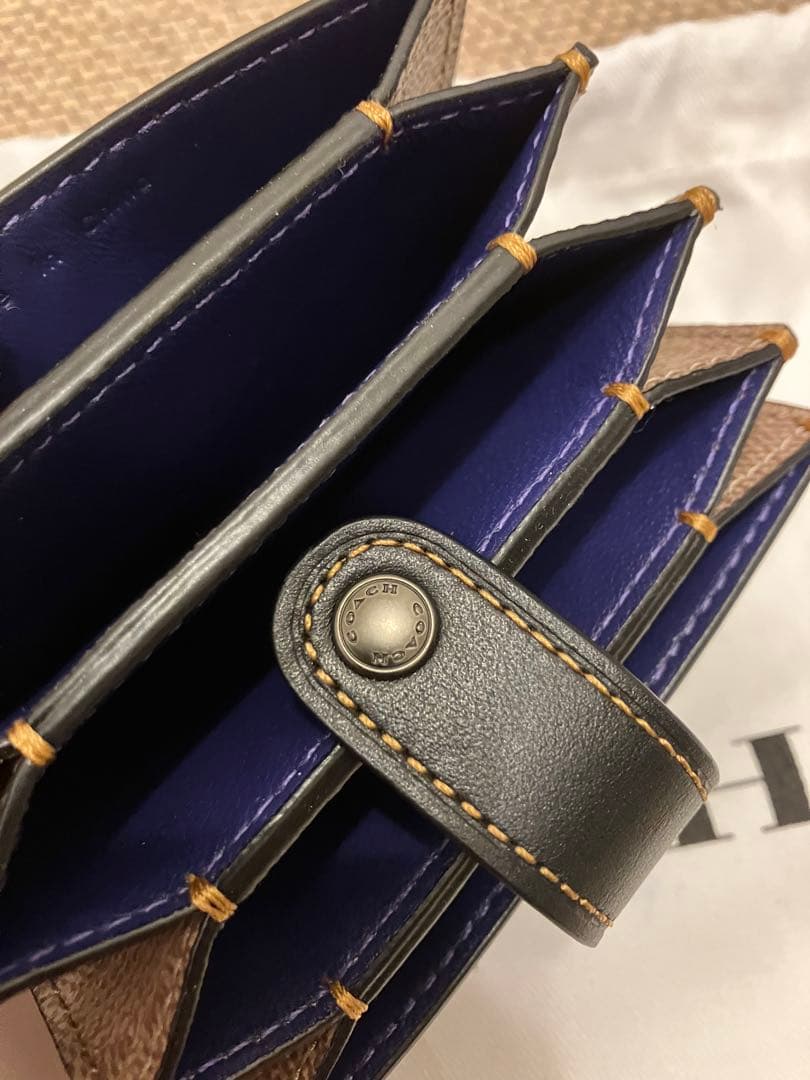 美品　COACH Disney アコーディオンカードケース