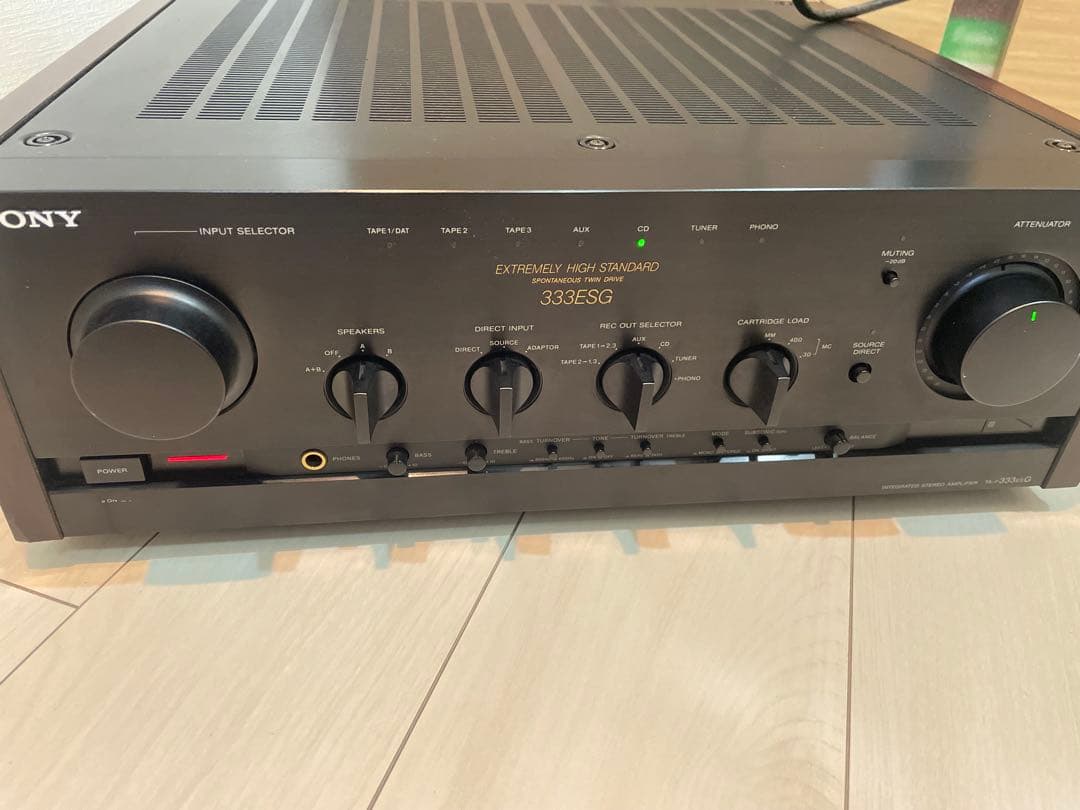 ジャンク　SONY ソニー アンプ TA-F333ESG プリメインアンプ