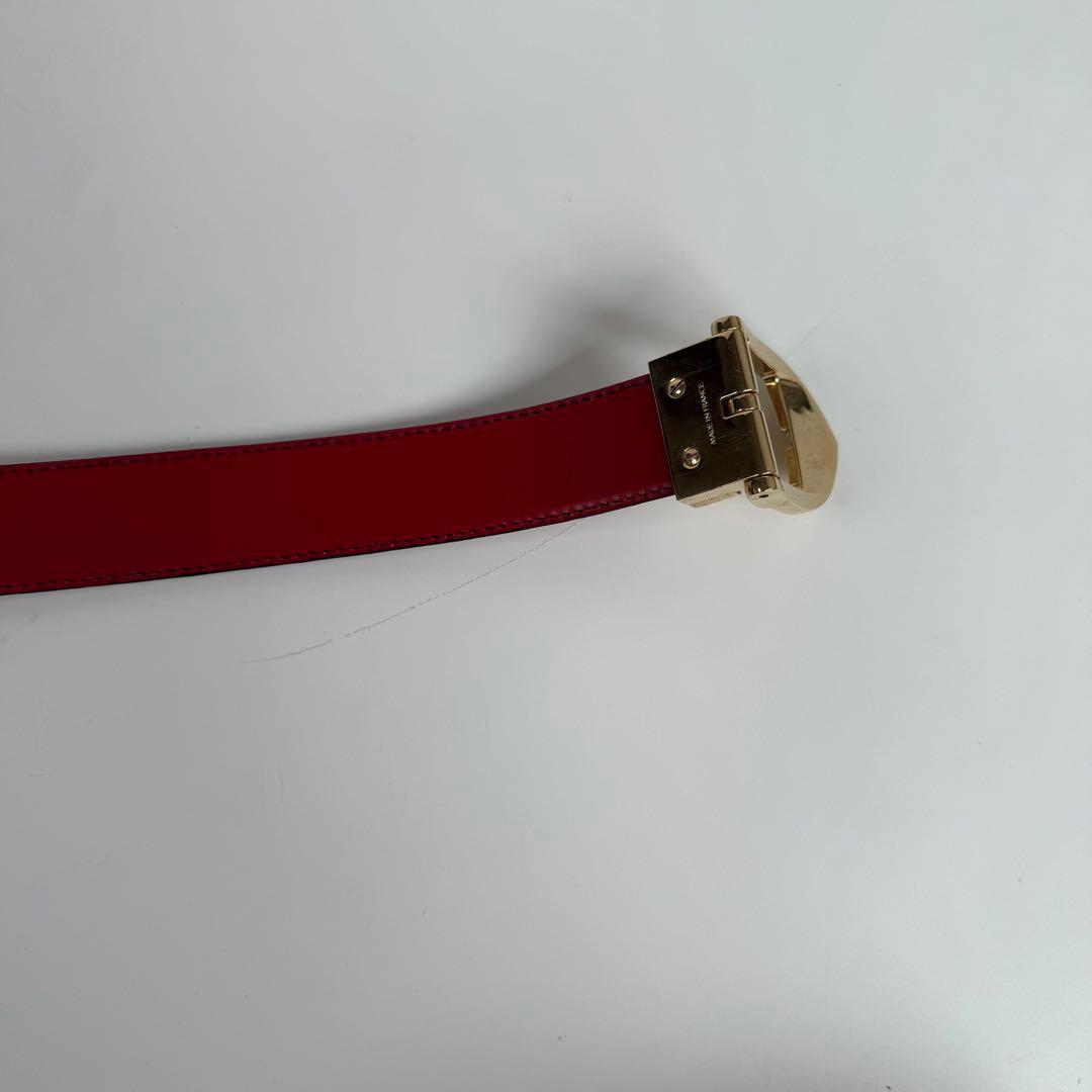 LOUIS VUITTON サンチュールクラシックエピ ベルト レッド C543