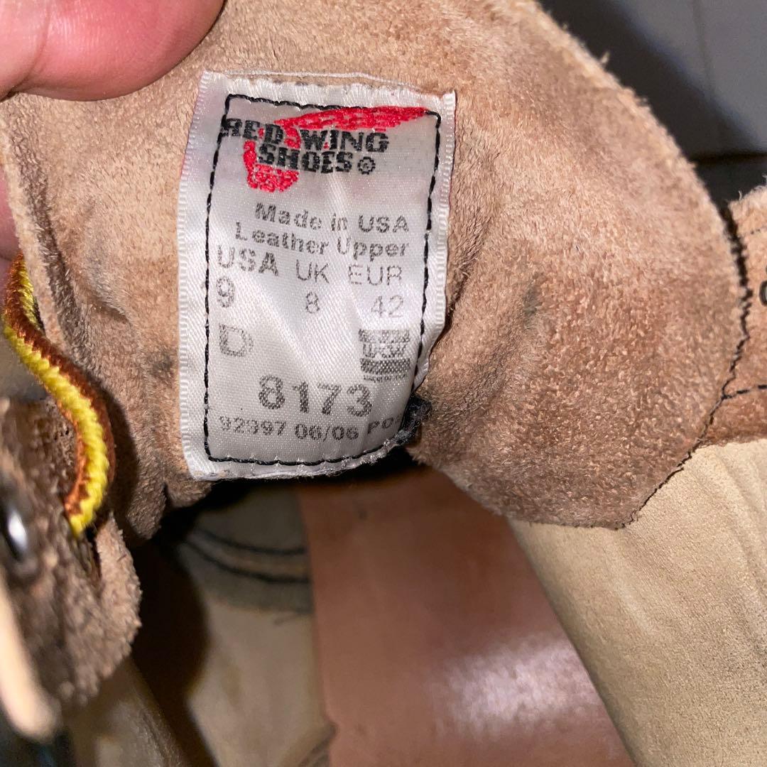 や*け様 レッドウイング　アイリッシュセッター　スエード　8173 9(27cm