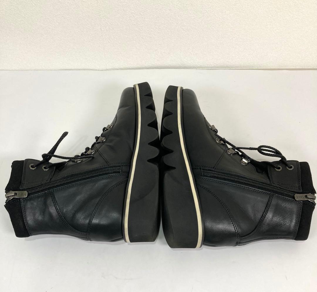美品　サヤ SAYA レースアップ　ショートブーツ サイドジップ　日本製