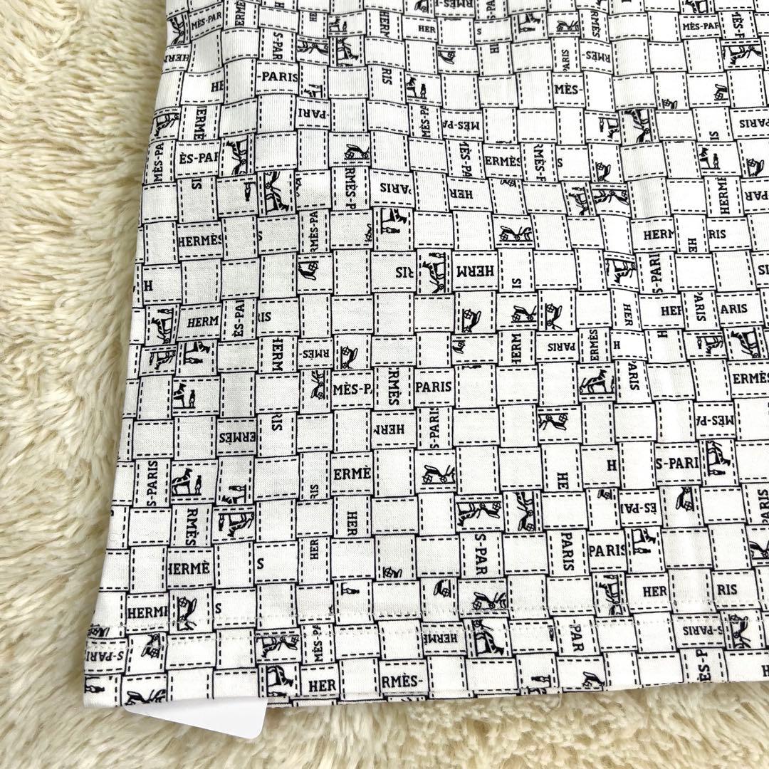 『未使用品』HERMES エルメス ボルデュック・チェック ドレス 34