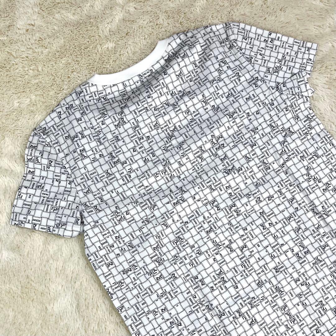 『未使用品』HERMES エルメス ボルデュック・チェック ドレス 34