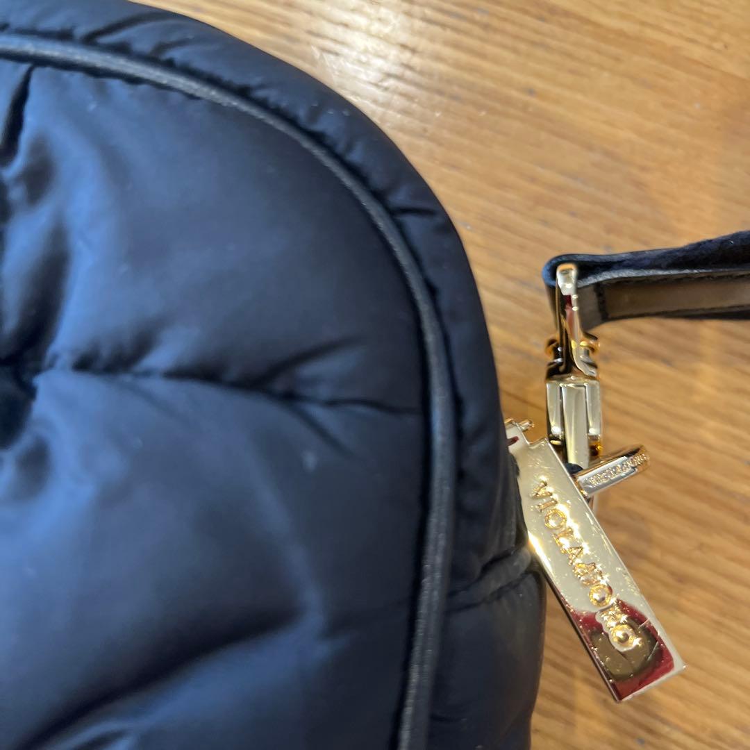 ヴィオラドーロ ショルダーバッグ ブラック キルティング