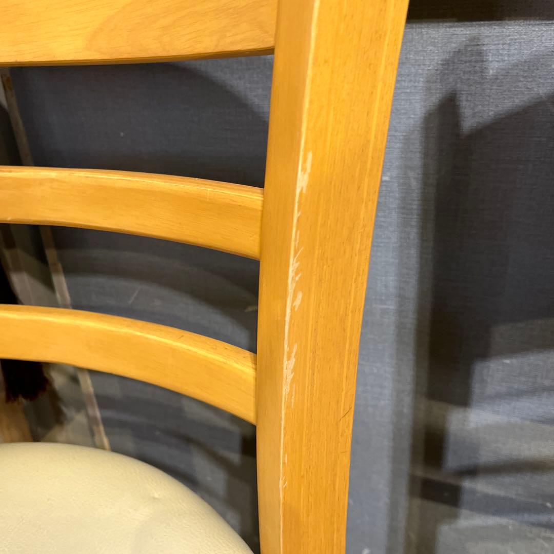 Sale L１　２脚セット　座面色変更可　木製ダイニングチェア