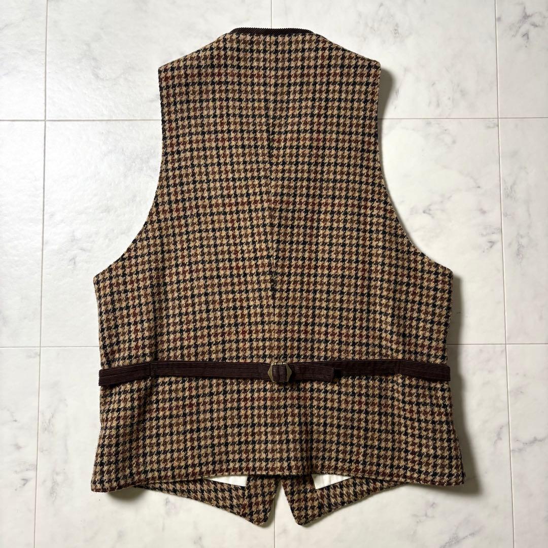 BEAMS PLUS × Harris Tweed ベスト ガンクラブ M