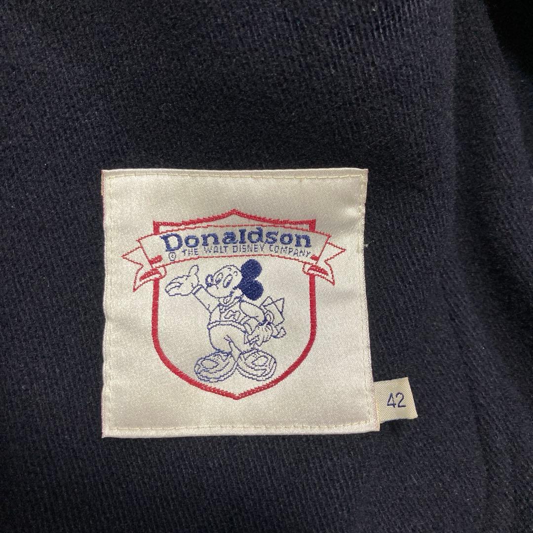 希少 Donaldson 90's DISNEY 刺繍入りウールカシミヤコート