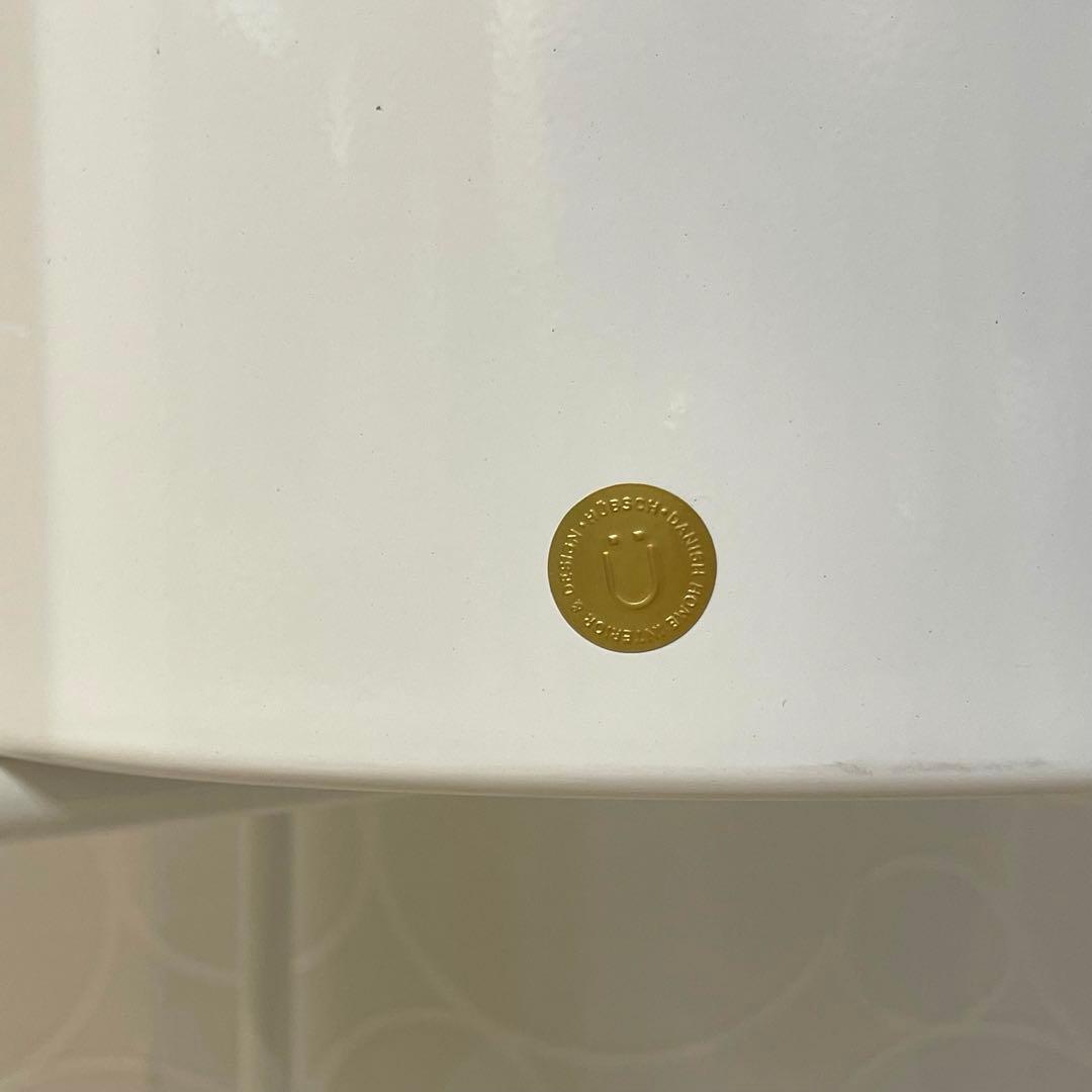 未使用 Hubschヒュプシュ 鉢カバー プランタースタンド 白 φ25 ②