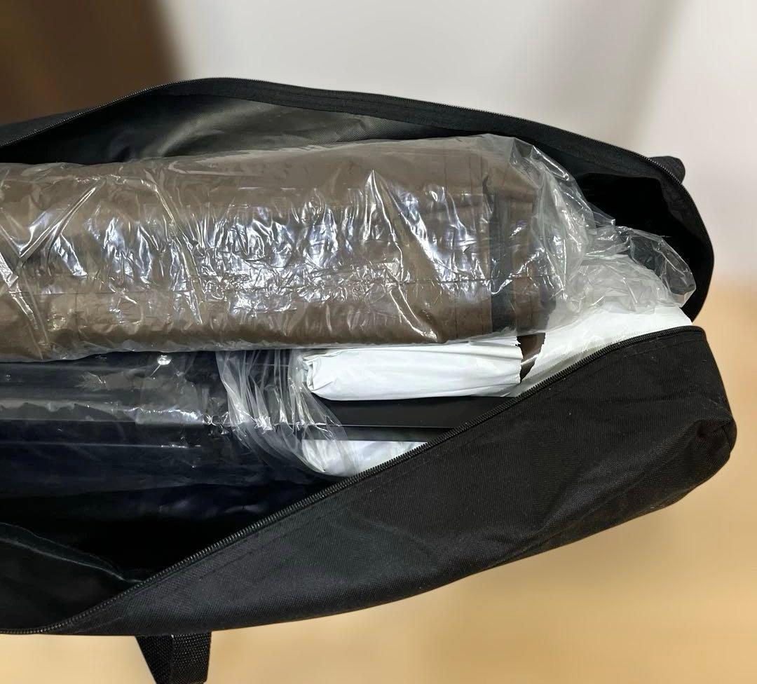 新品未使用　モダンデコ　タープテント 2.5m サイドシート2枚付　ブラウン