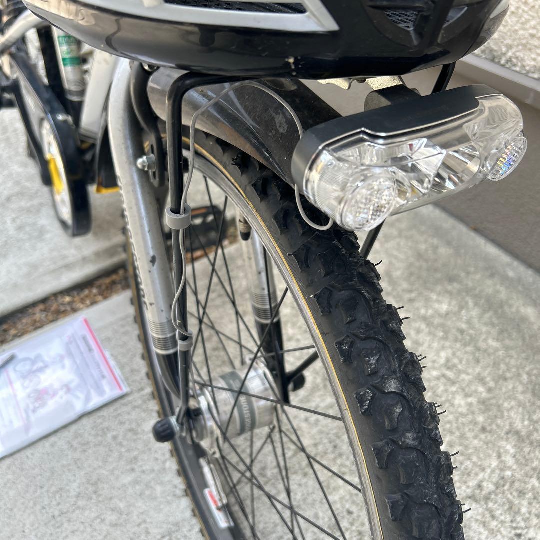 ブリヂストン クロスファイヤージュニア 22インチ シルバー&ブラック 自転車