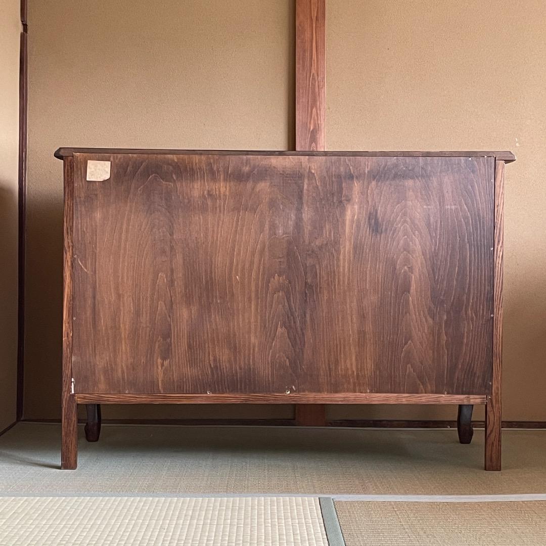 三越家具 ブルージュ／高級チェスト／高級家具・ルーマニア製・猫脚・オーク無垢材