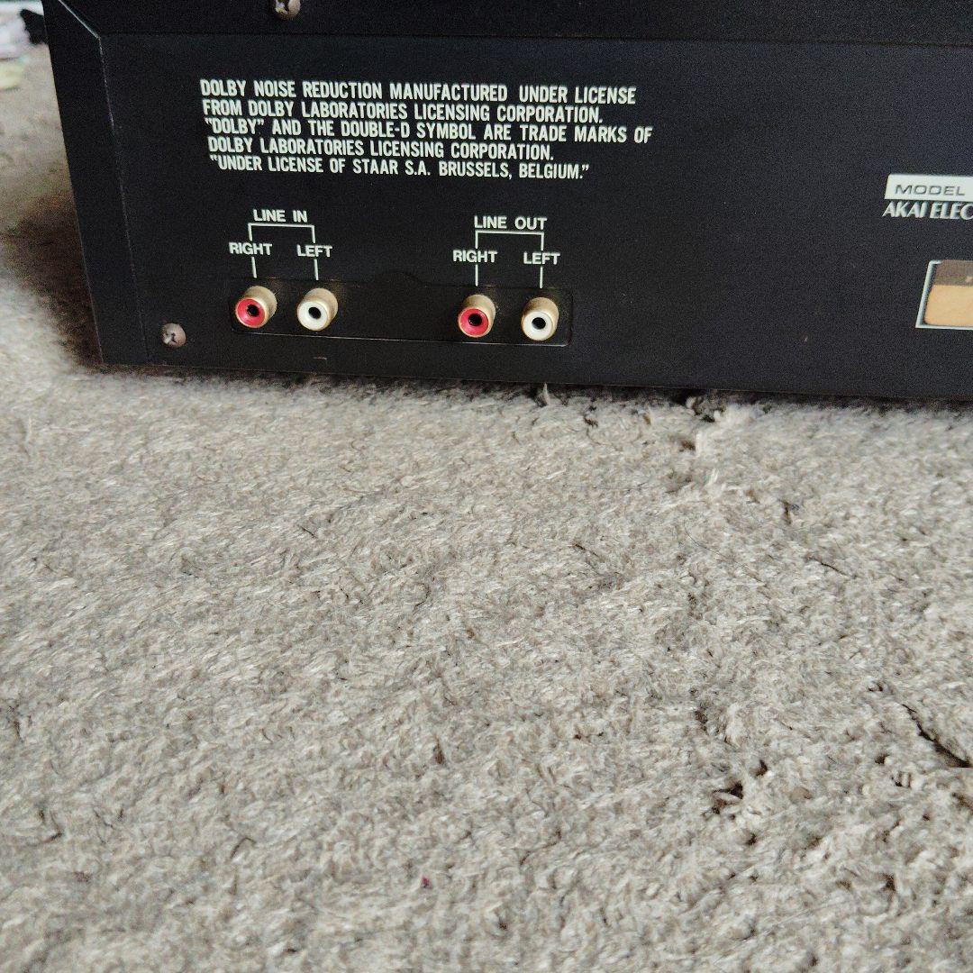 A&D GX-Z7000 カセットデッキ AKAI 赤井電機　現状
