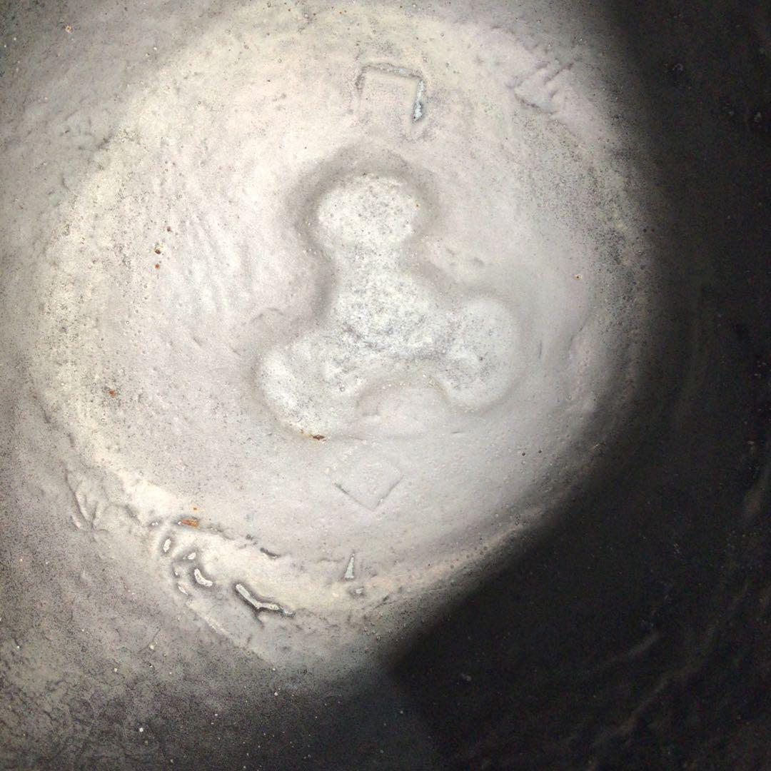 Ｍ４１７　茶釜　『釜師　佐藤清光造』『真形羽釜』　共箱　茶道具