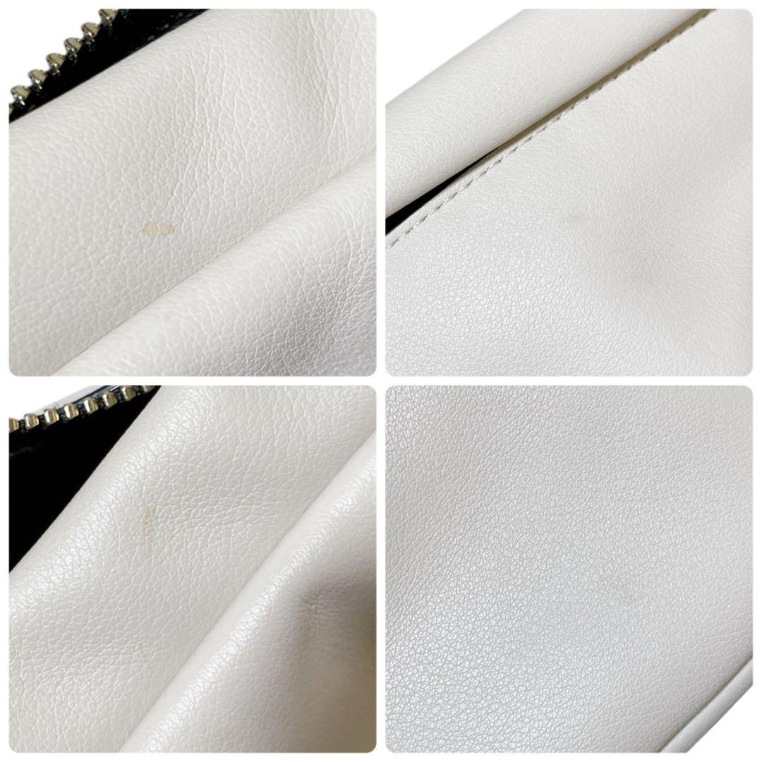 プロエンザスクーラー 良品 斜め掛け可 ラウンドショルダーバッグ ホワイト系