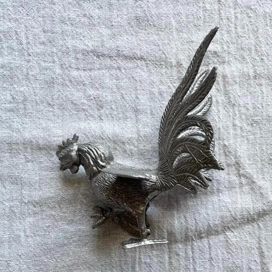 【限定値下げ】VINTAGE フランス アンティーク　ニワトリ　置物　オブジェ