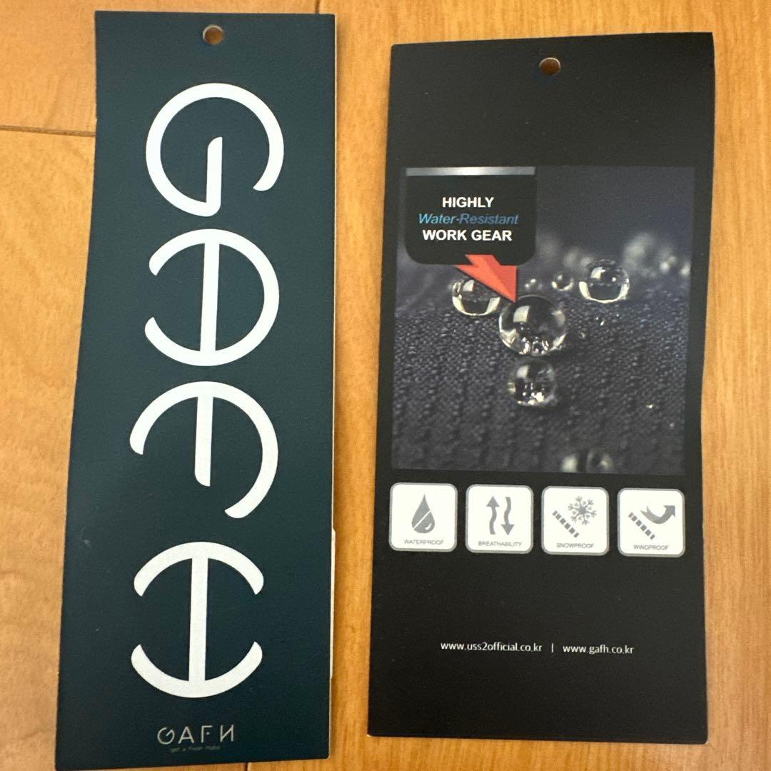 スノーボード GAFH Piping Hood Zip Up WG White Grey