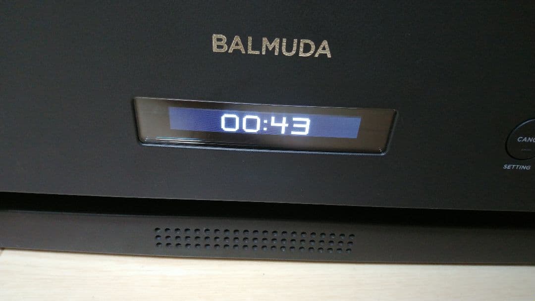 BALMUDA オーブンレンジ THE RANGE　K04A-BK 21年製