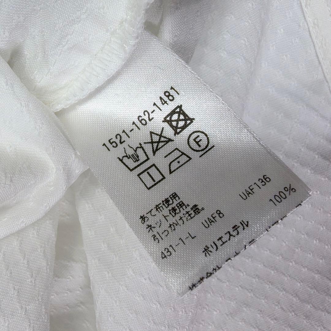 ユナイテッドアローズ ドットドビー ボウタイ 2WAY ブラウス ホワイト