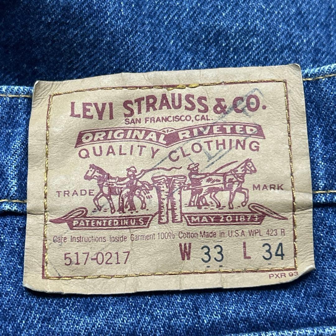 90s リーバイス 517-0217 USA製 グッドフェード 色残り◯ W33