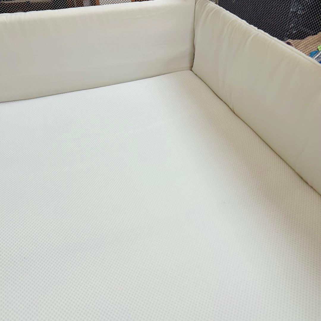 【良品】アップリカ ココネルエアーAB ベビーベッド グレーベアー Aprica