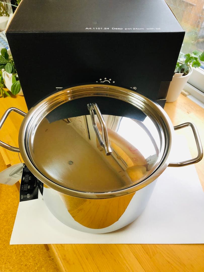 Mepal Art.1101.34 ステンレス両手鍋 24cm