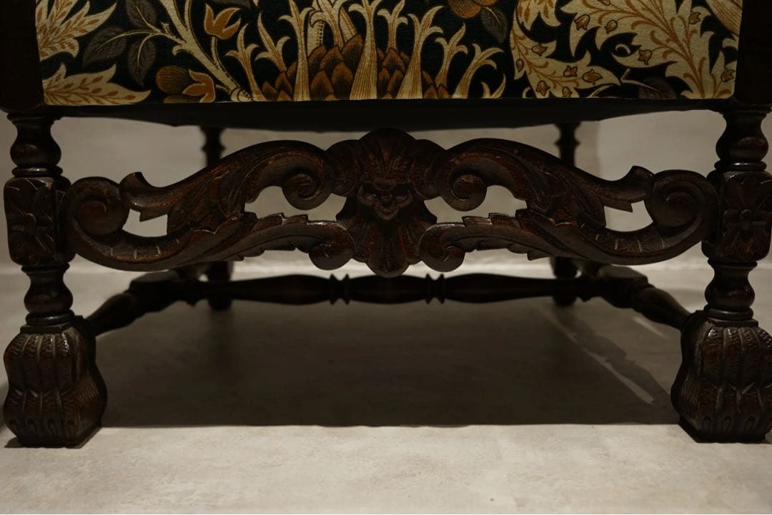 英国アンティーク アームチェア 椅子　ソファWilliam Morris
