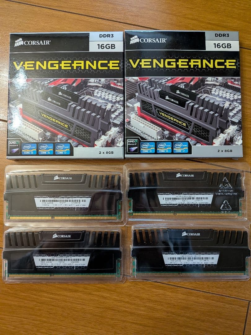 メモリー CORSAIR Vengeance DDR3 32GB (4x8GB)
