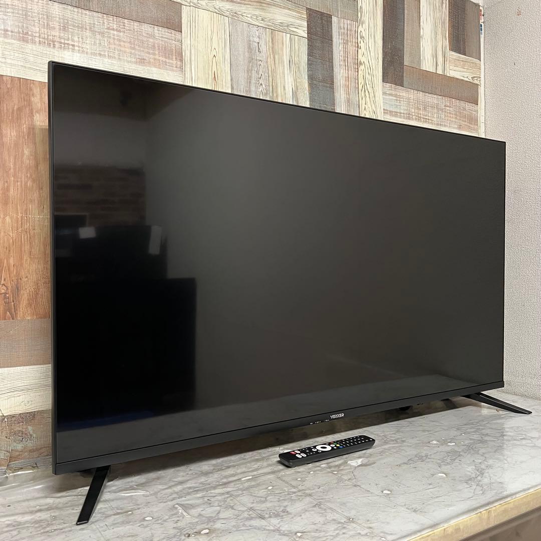 全国送料込❣️VEZZERチューナーレス テレビ 4Kネット動画対応新品リモコン