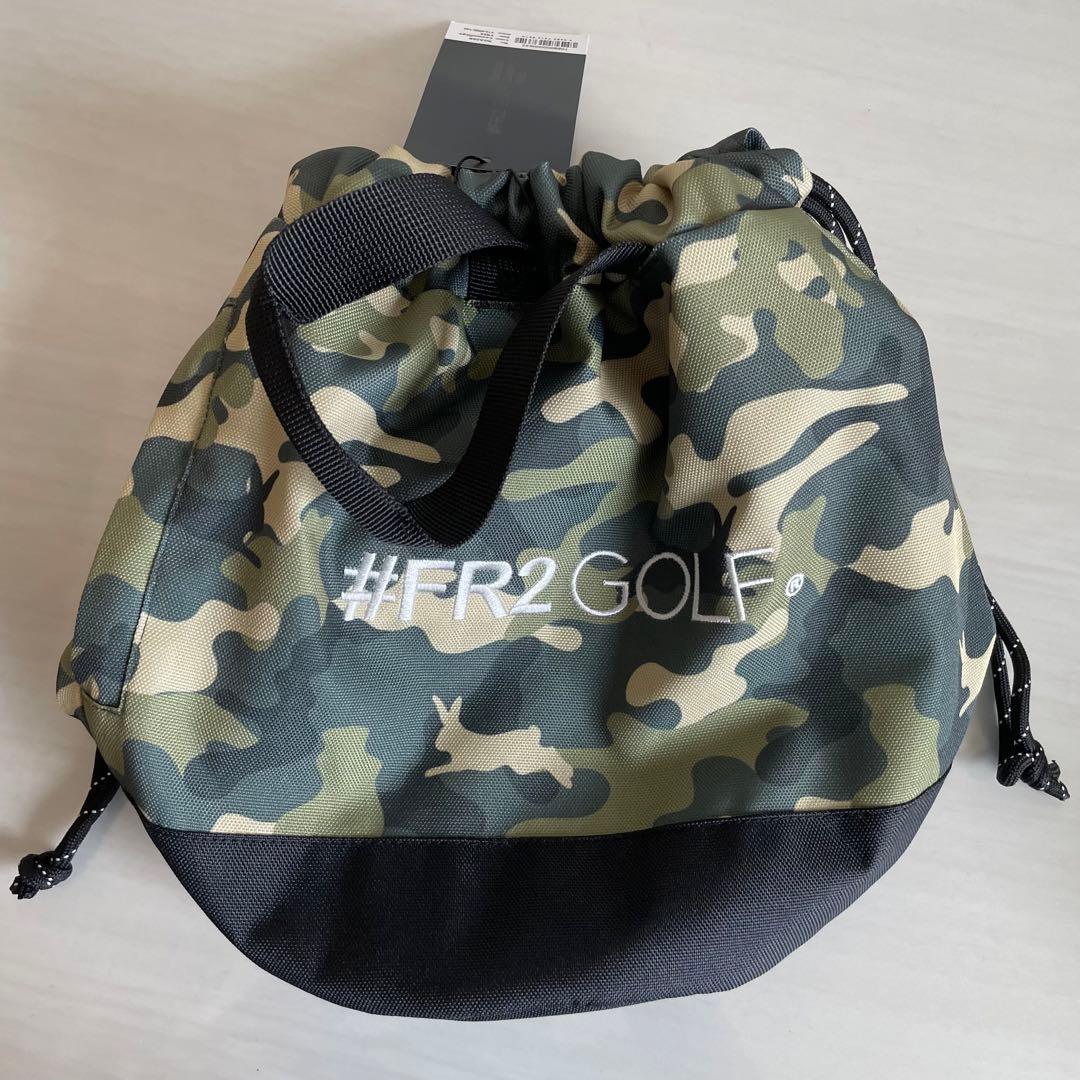 タグ付き　FR2 GOLF エフアールツー　カートバック　迷彩　カモフラ　ゴルフ