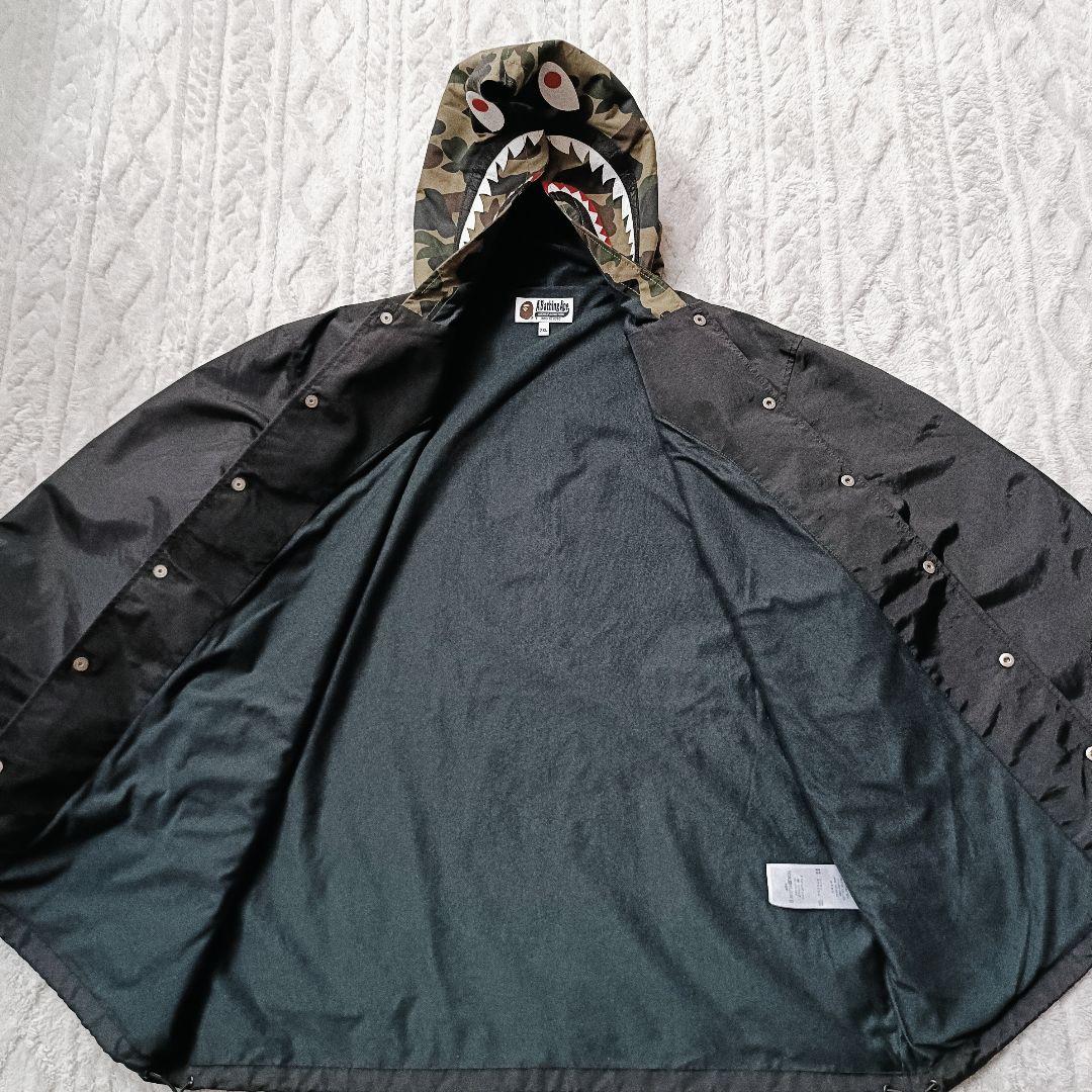 【美品】A BATHING APE SHARK COACH JACKET XXL