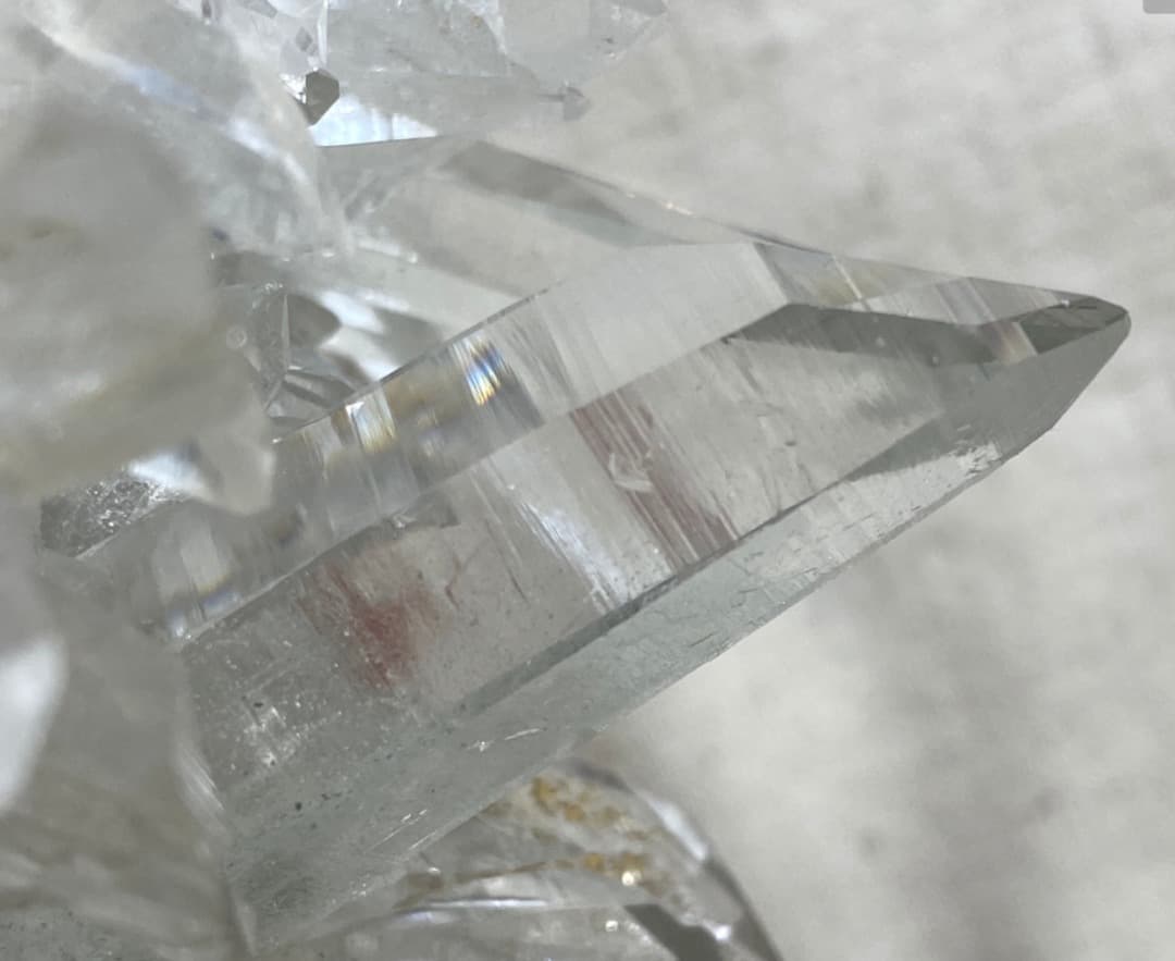 【ヒマラヤ水晶 インド マニハール産 ♡ 水晶クラスター】クローライト付き