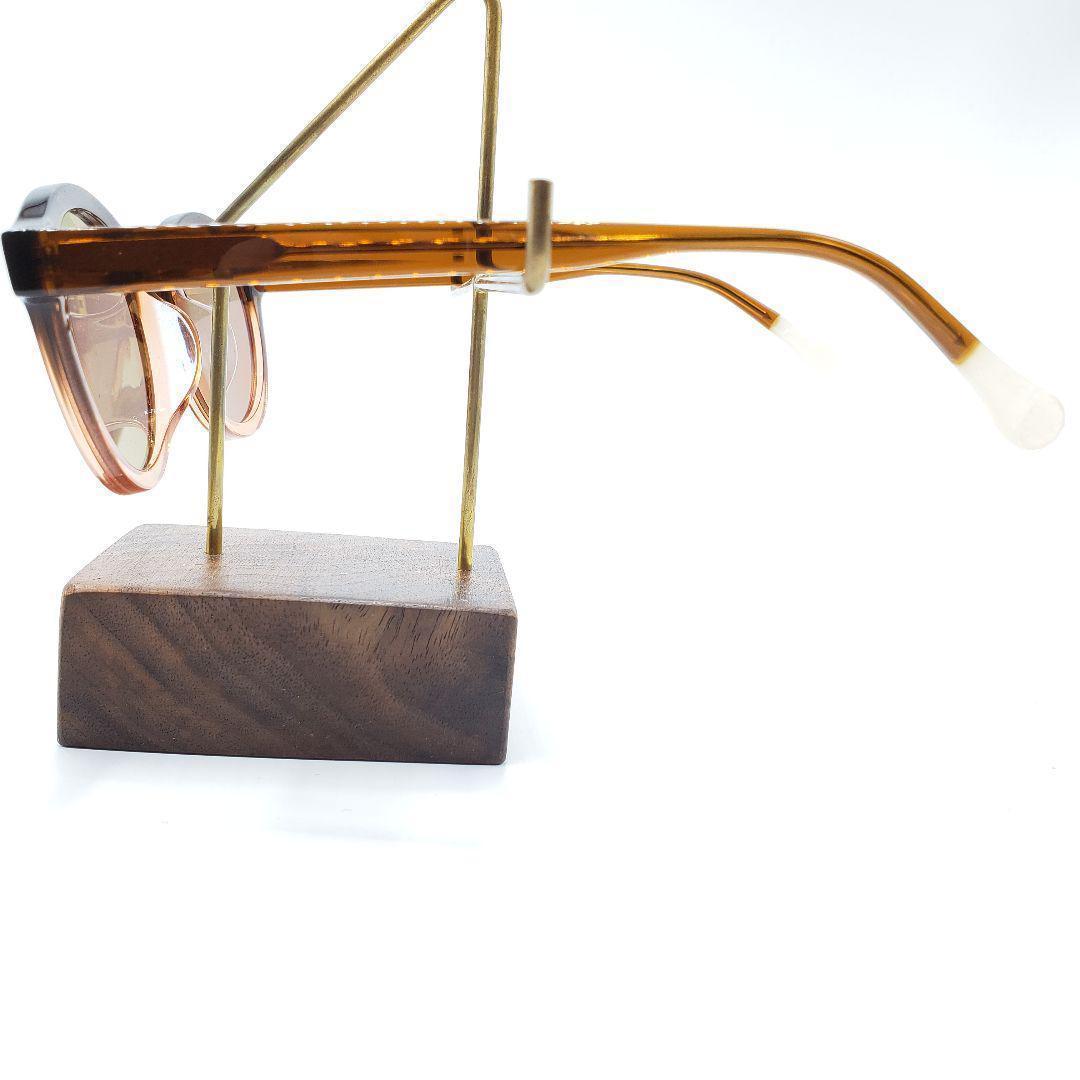 BLANC..監修 Cat's ISSUE 度なしサングラス クリアブラウン