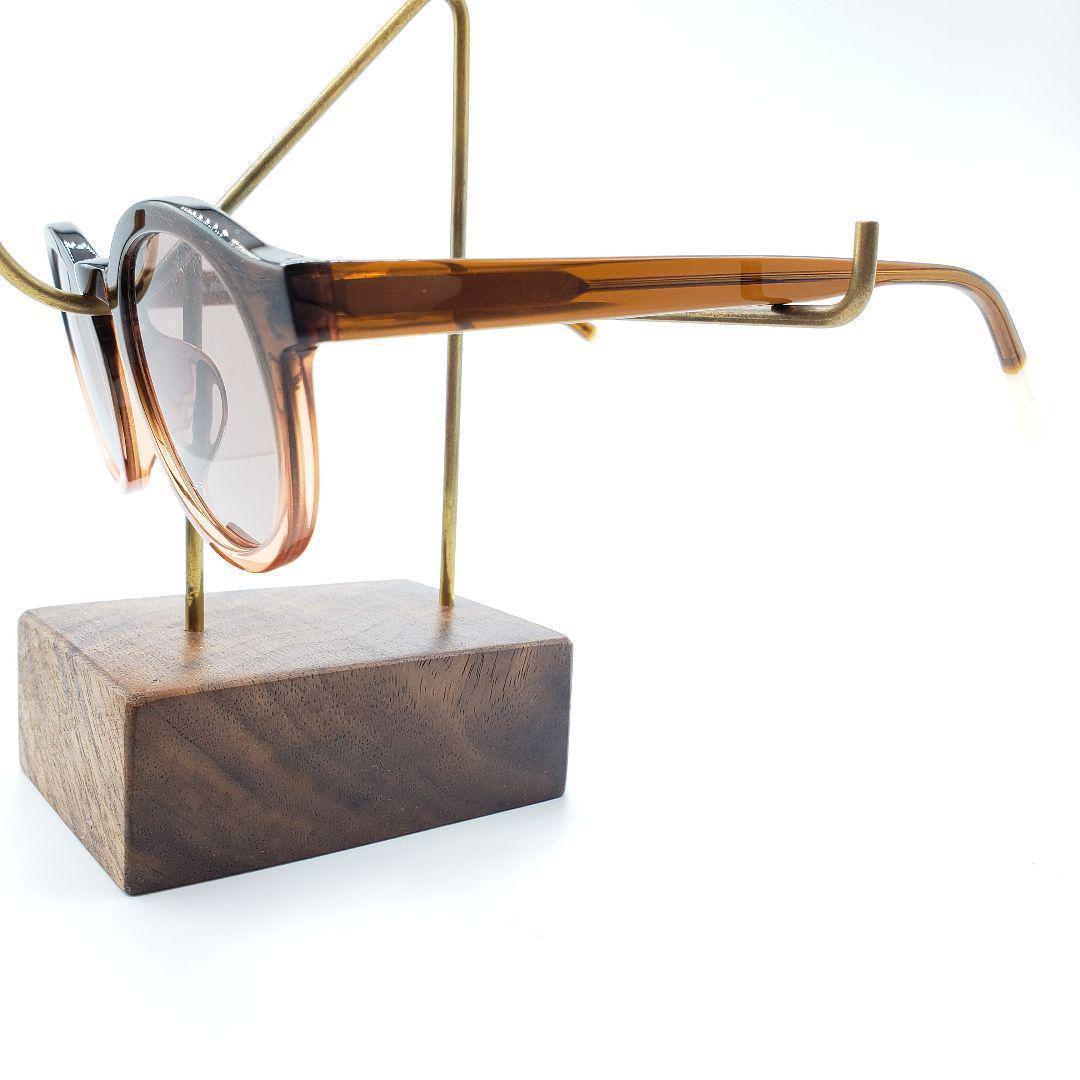 BLANC..監修 Cat's ISSUE 度なしサングラス クリアブラウン