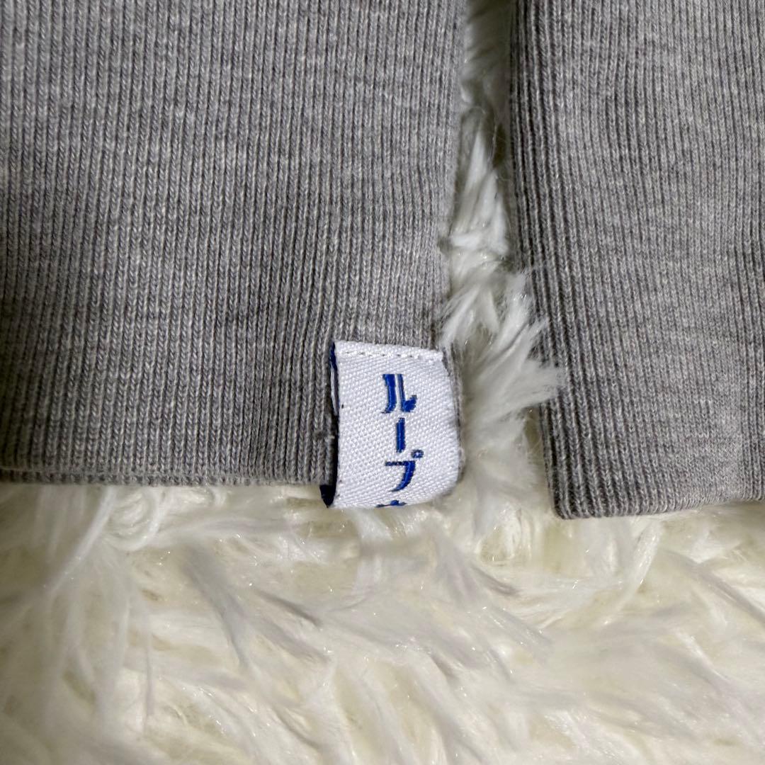 美品　LOOPWHEELER ×BEAMS 両Vガゼット スウェットGray L