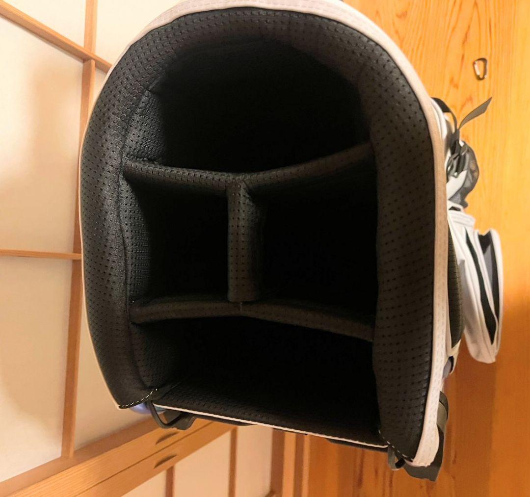 【極美品】ARMOURAN キャディバッグ●9型 グレー・ベッドカバー付き‼️