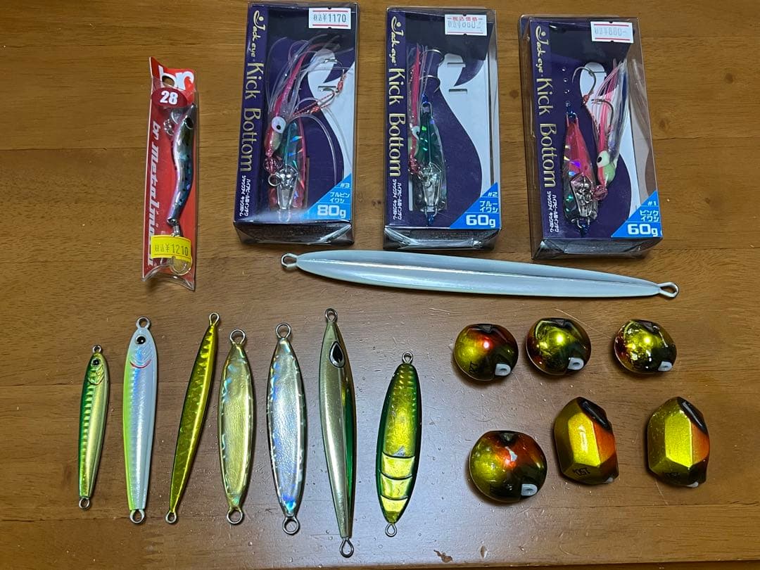 【最短即日発送】　釣り　ルアー　テンヤ　ライトジギング　ルアーセット