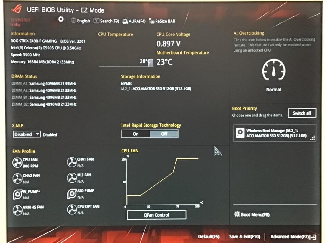ASUS ROG STRIX Z490-F GAMING マザーボード