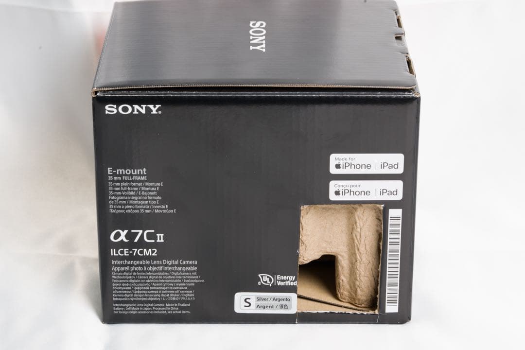 シャッター数100枚以下 α7cⅡ シルバー ソニー カメラSONY