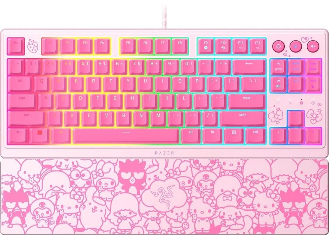 新品未開封レイザーOrnata V3 Tenkeyless HelloKitty