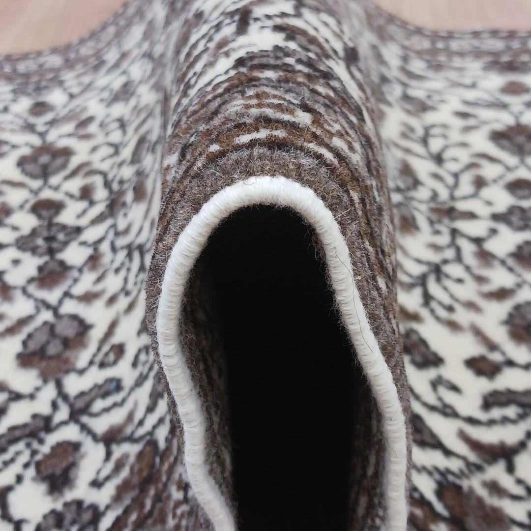 Y3188-2 トルコ カイセリ絨毯 ウール×コットン 手織り マット